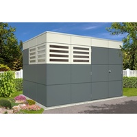 SKANHOLZ CrossCube Perth 4 3,37 x 2,53 m schiefergrau