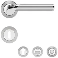 Karcher Design Drückergarnitur Starlight R38 BB0 65 Chrom/Edelstahl matt