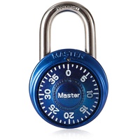 Master Lock 1533EURD Voreingestelltes Kombinations-Vorhängeschloss, Zufällige Farbe, 5,7 x