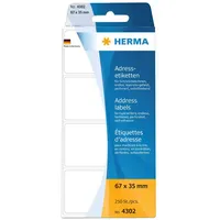 Herma Adressetiketten 4302 Weiß 67 x 35 mm 250