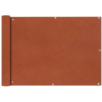VidaXL Balkonsichtschutz Oxfordgewebe 75x600 cm Terracotta