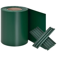 Juskys PVC Sichtschutzstreifen 0,19 x 35 m grün inkl.