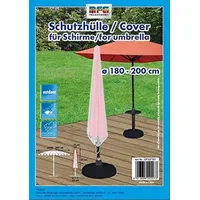 MFG Schutzhülle für Gartenschirm Ø 180-200 cm Transparent
