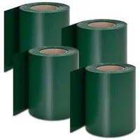Juskys PVC Sichtschutzstreifen Doppelstabmatten Zaun 4er Set á 35m
