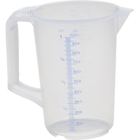 Hünersdorff Messkanne 1000 ml PP, 2 Skalen geschlossener Griff,