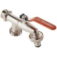 Bradas Duo Doppelanschluss Wasserhahn Zapfventil 3/4"