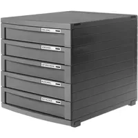 HAN Schubladenbox CONTUR 1505-191 DIN A4/B4/C4 5Schübe geschl dgr/dgr