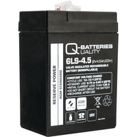 Q-Batteries 6LS-4.5 6V 4,5Ah Blei-Vlies Akku AGM VRLA