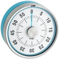 TFA 38.1028.20 Türkis Puck Küchen-Timer