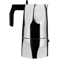 Alessi MT18/6 Espressomaschine Ossidiana, Edelstahl, Alu, 8 x 23.5