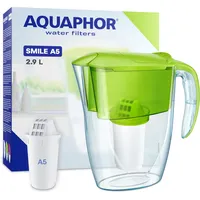 Aquaphor Wasserfilter Smile Hellgrün inkl. 1 A5 Filter I