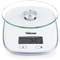 Tristar KW-2445 Küchenwaage digital Wägebereich (max.)=5 kg Gehärtete Glasplatte,