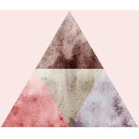 KOMAR Bild KOMAR "Triangles Top Red", bunt (farbe bild(er):