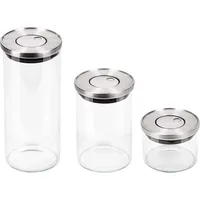 CHG Vorratsdosen-Set Pura transparent 0,27/0,8/1,2 l, 1 Set