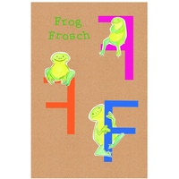 KOMAR ABC Animal F", bunt (farbe bild(er): bunt), B:30cm