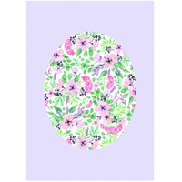 KOMAR Shelly Patterns Lavender", bunt (farbe bild(er): bunt), B:30cm