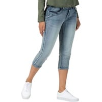 Timezone Slim Talitz 3/4 Hosen - Aqua Blue Wash