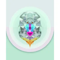 KOMAR Bild KOMAR "Baboon", bunt (farbe bild(er): bunt), B:40cm