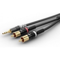 SOMMER CABLE Basic+ HBP-3SC2 / 2x Cinch-Stecker] 0.30m S