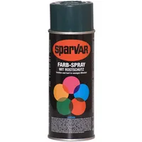 Sparvar Farb-Spray mit Rostschutz 400ml RAL 9005 glänzend, 400