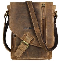 GREENBURRY Bodybag Vintage 1712 Umhänger Brown Braun Herren