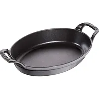 Staub Specialties Auflaufform oval 24cm graphit-grau