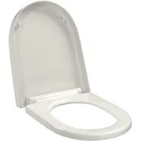 VidaXL Toilettensitz mit Absenkautomatik und Quick-Release Weiß