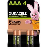 Duracell Akku AAA 750mAh B4 wiederaufladbar