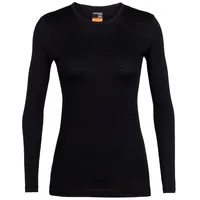 Icebreaker 200 Oasis Crew Merino Langarm-baselayer - Black -