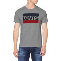 Levi's Standard Housemarked Kurzarm-T-Shirt Mid Heather Grey L