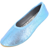 Beck Basic Glitzer Gymnastikschuhe, Blau, 27 EU