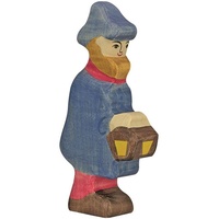HOLZTIGER Hirte mit Lampe