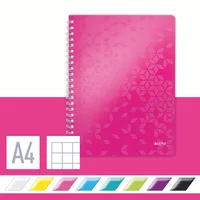 Leitz Collegeblock A4, kariert, pink