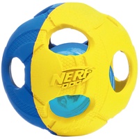 ZEUS Nerf Dog Hundespielzeug LED Ball grün/rot, 6cm