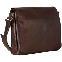 LEONHARD HEYDEN Roma Messenger Leder 31 cm Laptopfach braun