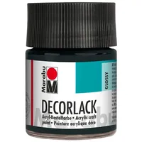 Marabu Decorlack Acrylfarbe 50 ml Schwarz