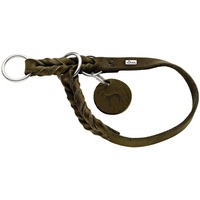 Hunter Dressurhalsung Solid Education oliv, 40 cm