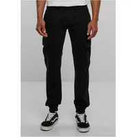 URBAN CLASSICS Wahed Twill Cargohose Black 38