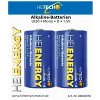 Heitech - 1,5 Volt, (2-er Pack) Batterie