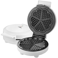 LENTZ Waffeleisen rund weiß 1000 W