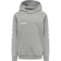 Hummel Unisex Kinder Hmlgo Kids Cotton Hoodie Kapuzenpullover, Grey