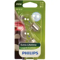 Philips P21W 12V 21W BA15s LongLife Ecovision, Doppelblister