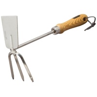 Siena Garden Doppelhäckchen ClassicLine Edelstahl mit Holzgriff,