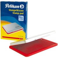 Pelikan Stempelkissen 331025 Gr.2 7x11cm Metallic-Gehäuse rot