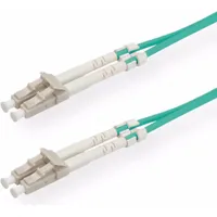 Value LWL-Kabel 50/125μm OM3, LC/LC, türkis, 20 m