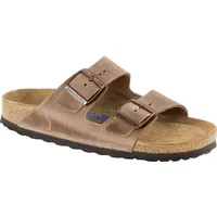 Birkenstock Arizona Weichbettung Naturleder geölt schmal tabacco brown 40