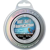 Savage Gear Soft Fluorocarbon Schnur 0,74mm 20m 28,7kg