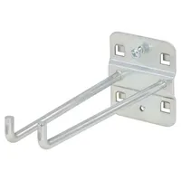 KS Tools Doppelter Werkzeughalter mit senkrechtem Hakenende, Ø 6