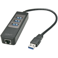 Lindy USB 3.1 Hub Gigabit Ethernet Adapter