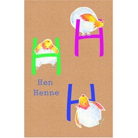 KOMAR ABC Animal H", bunt (farbe bild(er): bunt), B:50cm